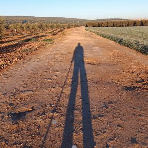 5.-Siguen visitando nuestro pueblo peregrinos