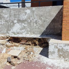 6.-Pintado del exterior del colegio.