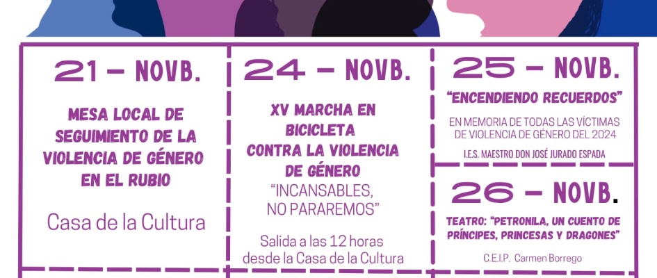 ACTIVIDADES CON MOTIVO DEL DÍA INTERNACIONAL DE LA ELIMINACIÓN DE LA VIOLENCIA