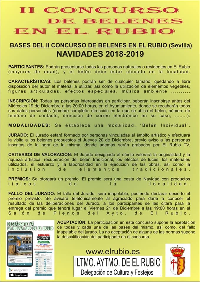BASES CONCURSO DE BELENES 2018