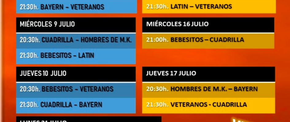 CAMPEONATO DE VERANO DE FÚTBOL-7 MAYORES