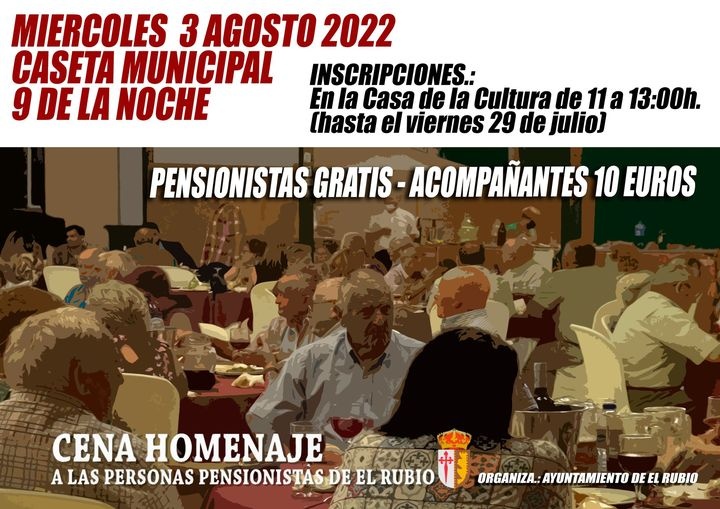 CENA DE PENSIONISTAS