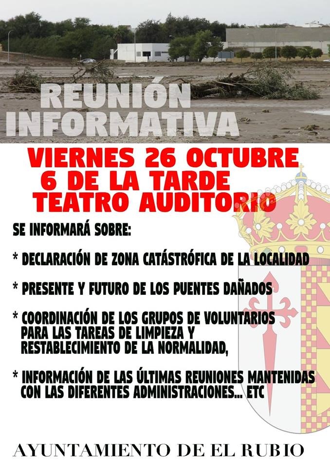 CHARLA INFORMATIVA 26 OCTUBRE 2018
