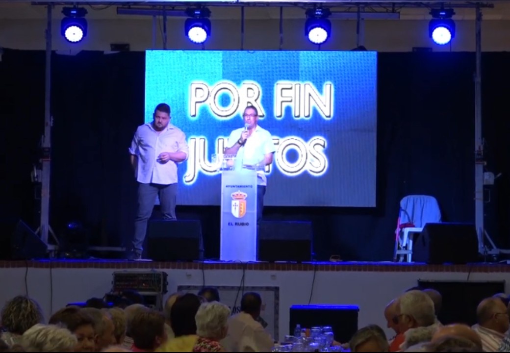 Cena invitación a los pensionistas de El Rubio