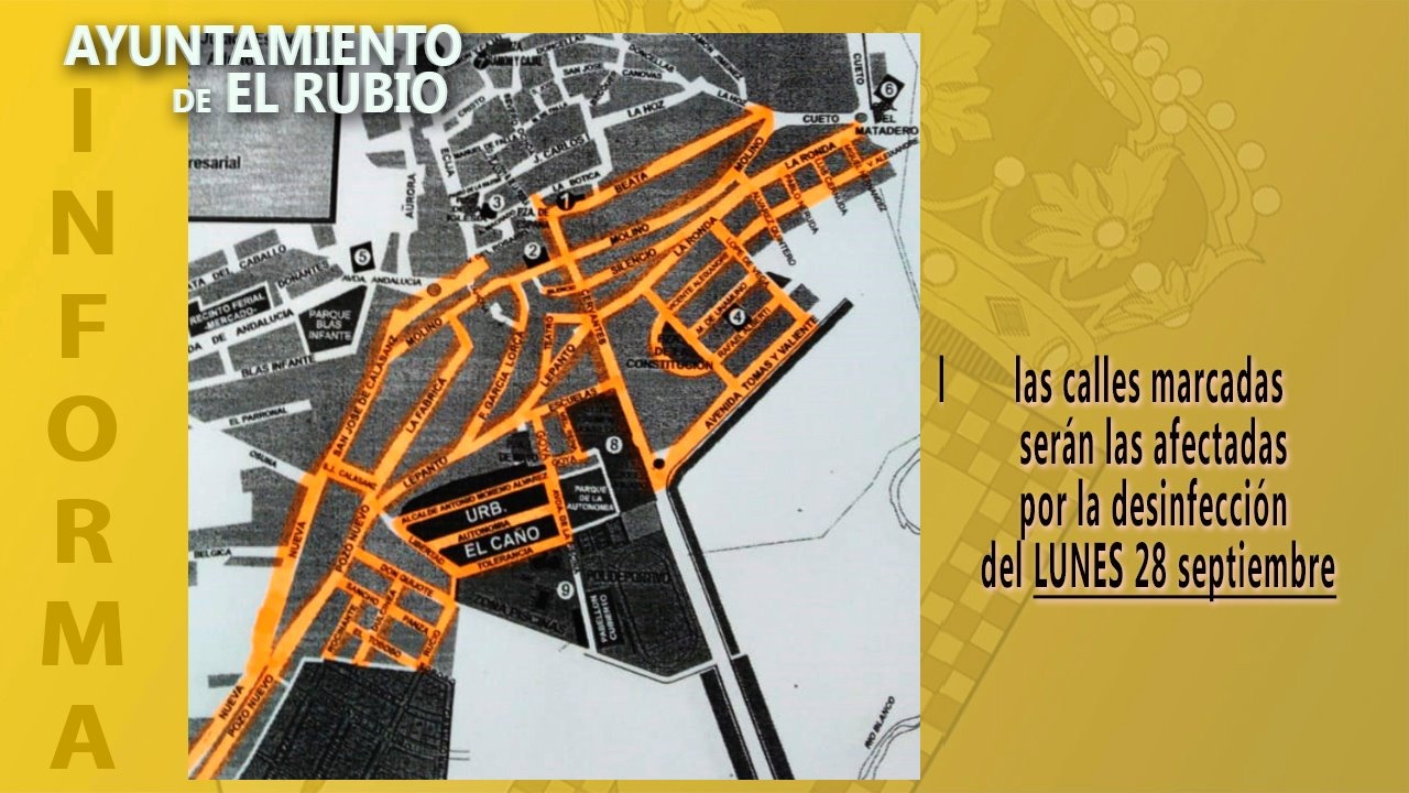 DESINFECCIÓN 28 SEPTIEMBRE 2020