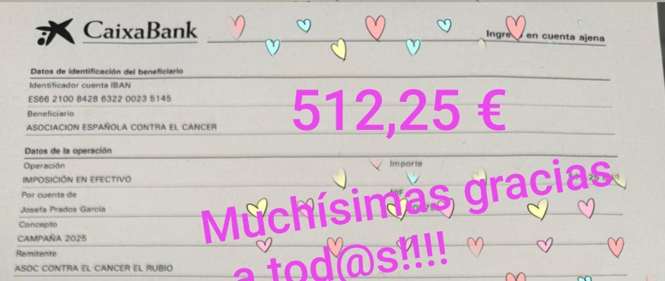 EL RUBIO SE VUELCA EN LA LUCHA CONTRA EL CÁNCER DE MAMA