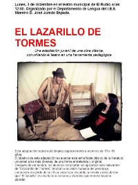 EL LAZARILLO DE TORMES 2012