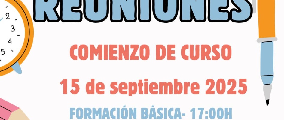 HORARIO DE REUNIONES DEL CENTRO DE ADULTOS