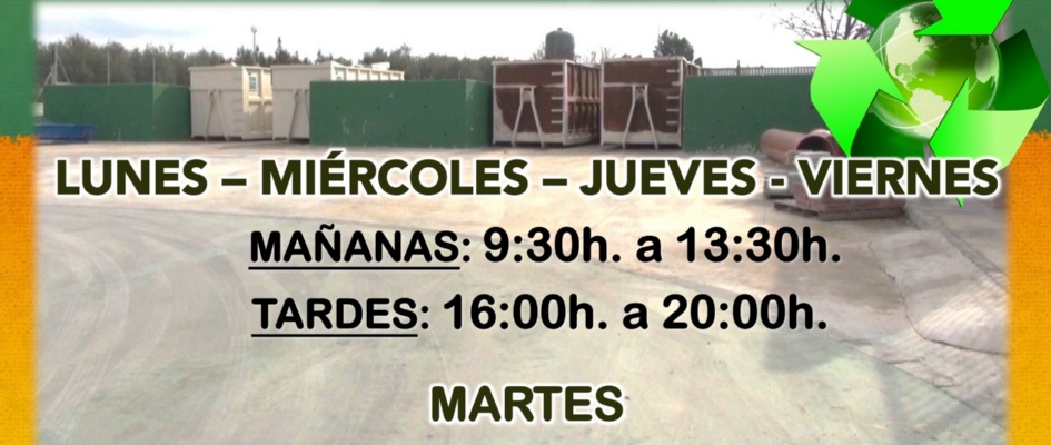 HORARIO DEL PUNTO LIMPIO DURANTE EL MES DE MAYO