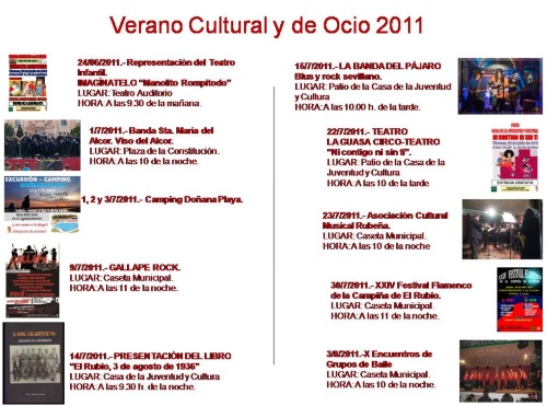 INTERIOR FOLLETO VERANO CULTURAL Y DE OCIO 2011