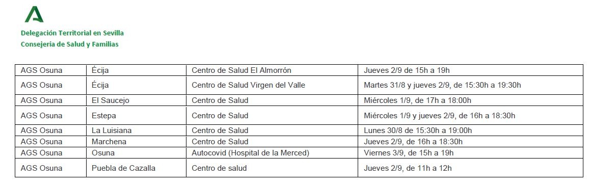 JORNADA DE VACUNACIÓN SIN CITA