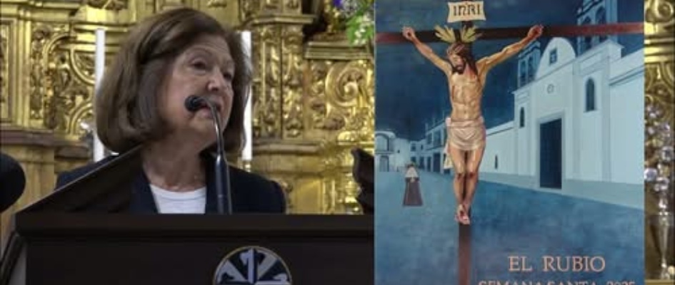 Presentación del cartel de la semana santa 2025 de El Rubio