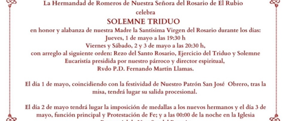 Romería de El Rubio 2025