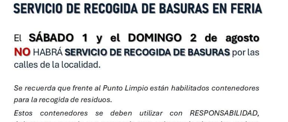 SERVICIO DE RECOGIDA DE BASURAS