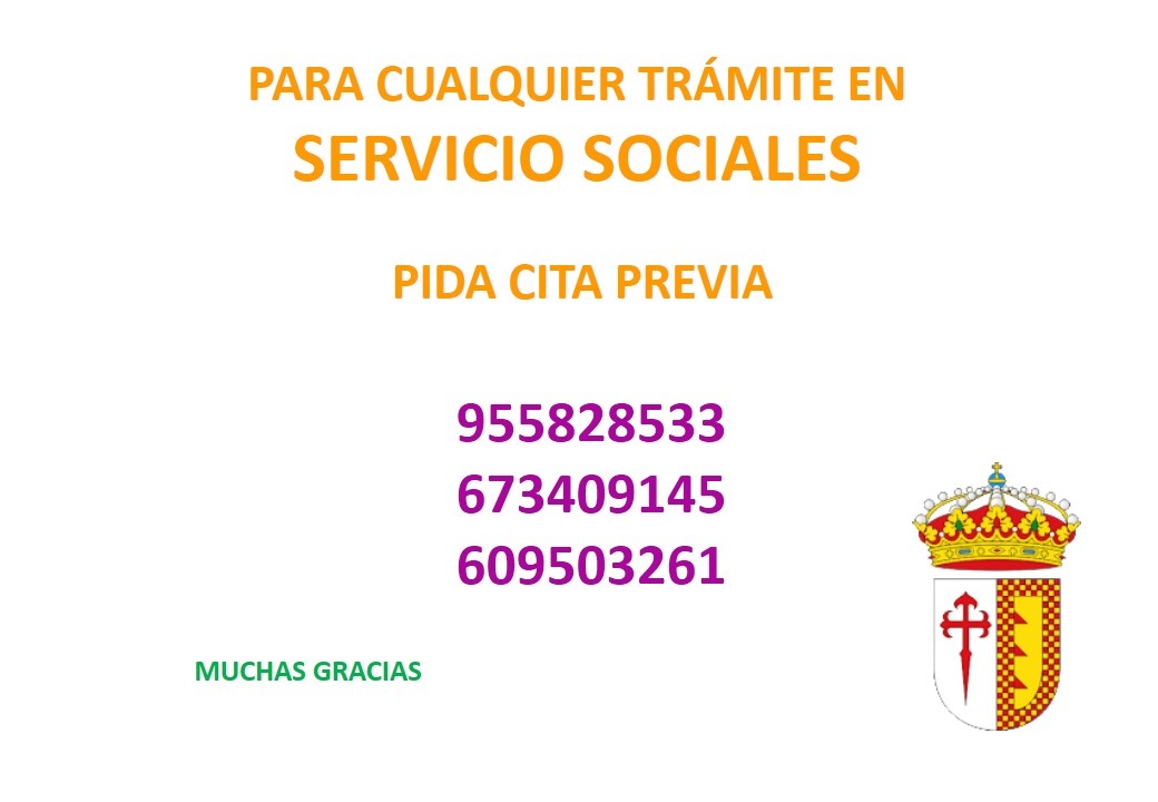 SERVICIOS SOCIALES CÁRTEL TRÁMITES