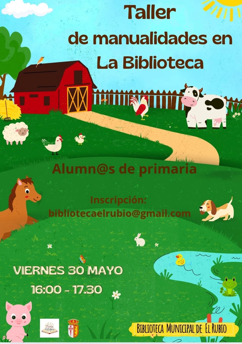 TALLER DE MANUALIDADES EN LA BIBLIOTECA MUNICIPAL