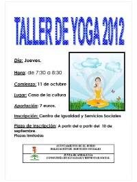 TALLER DE YOGA 2012
