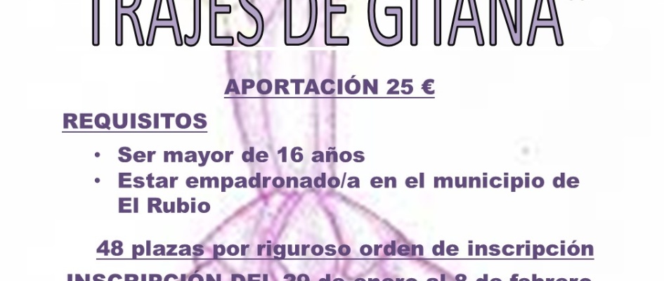 Taller Corte y Confección Trajes Gitana