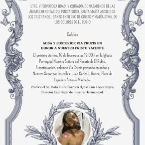 Vía Crucis en honor al Cristo Yacente