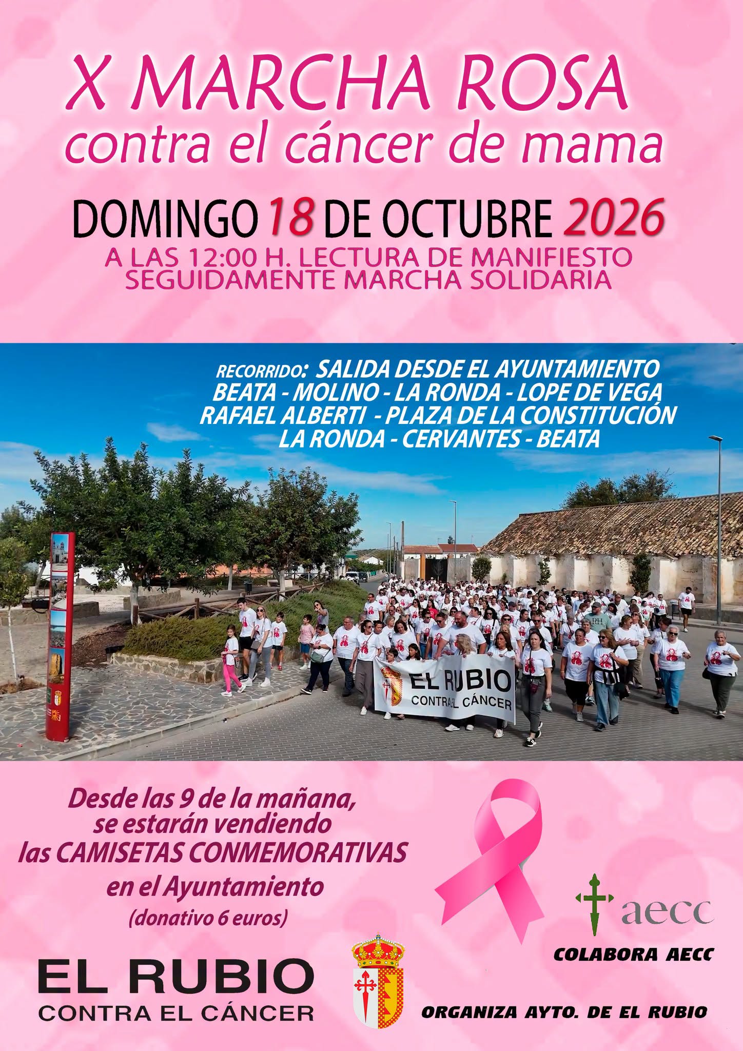 X MARCHA ROSA CONTRA EL CÁNCER DE MAMA