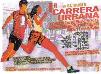 CARTEL CARRERA URBANA.