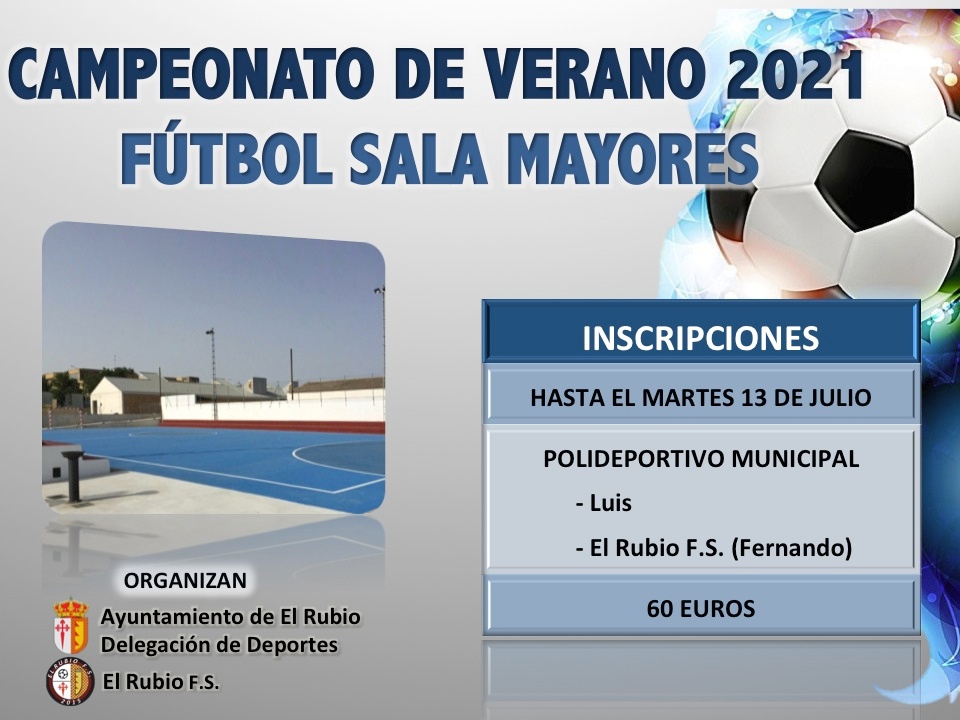 futbol sala campeonato verano